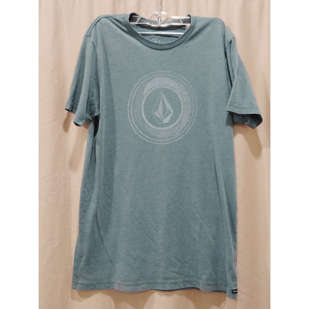 Volcom Circle Stone Graphic T-Shirt - Blue Heather - Men’s Medium
